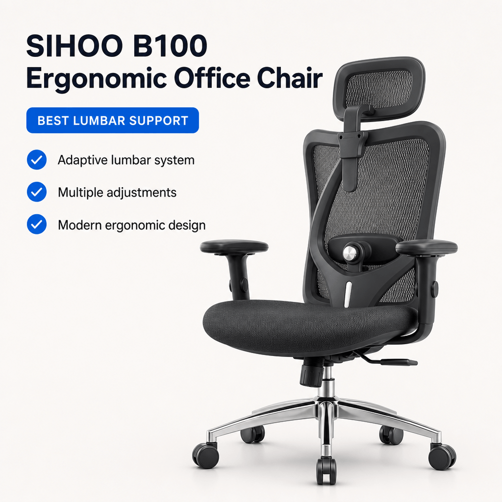 SIHOO-B100-ergonomic-office-chair